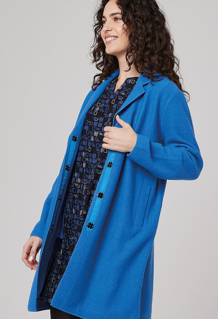 Brendana Boiled Wool Coat