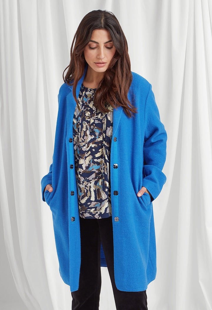 Brendana Boiled Wool Coat